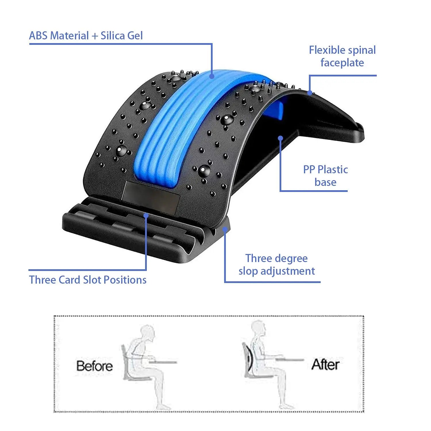 Fitness Lumbar Support Back Stretcher