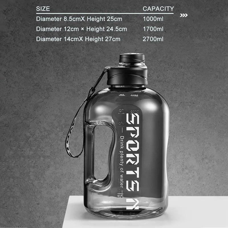 Fitness Workout Large Water Bottle